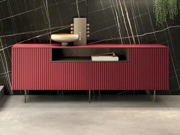 BILLIE - Wooden sideboard with doors by Guzzini & Fontana - view 2